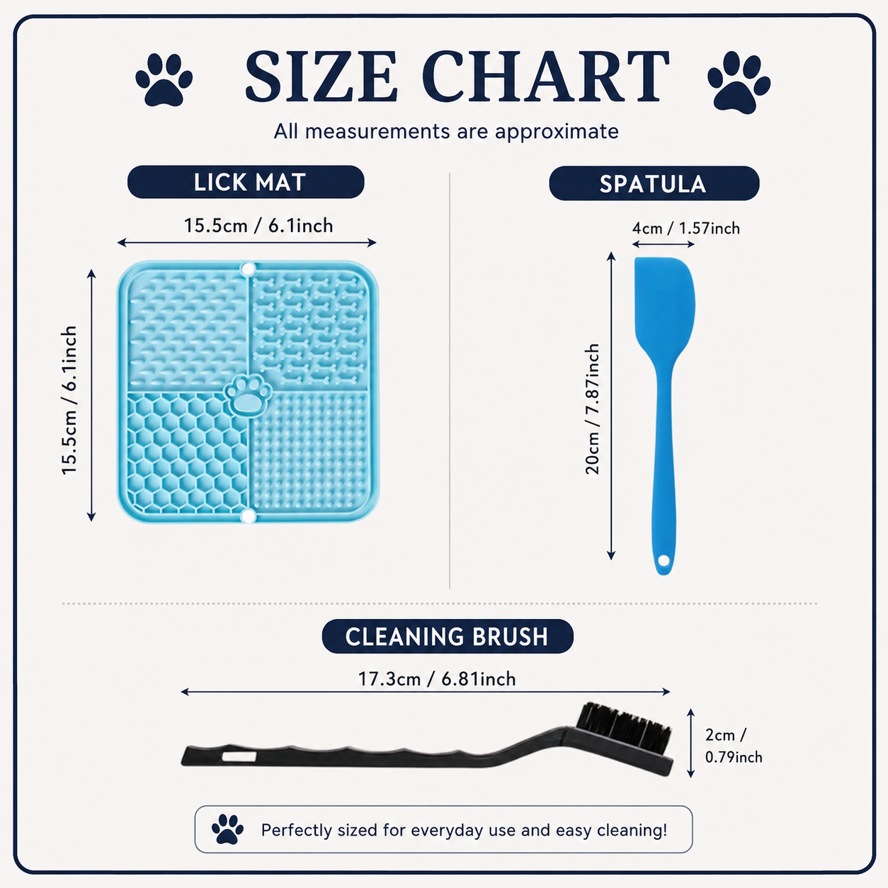 Slow Feeder & Lick Mat – 3 Piece Set