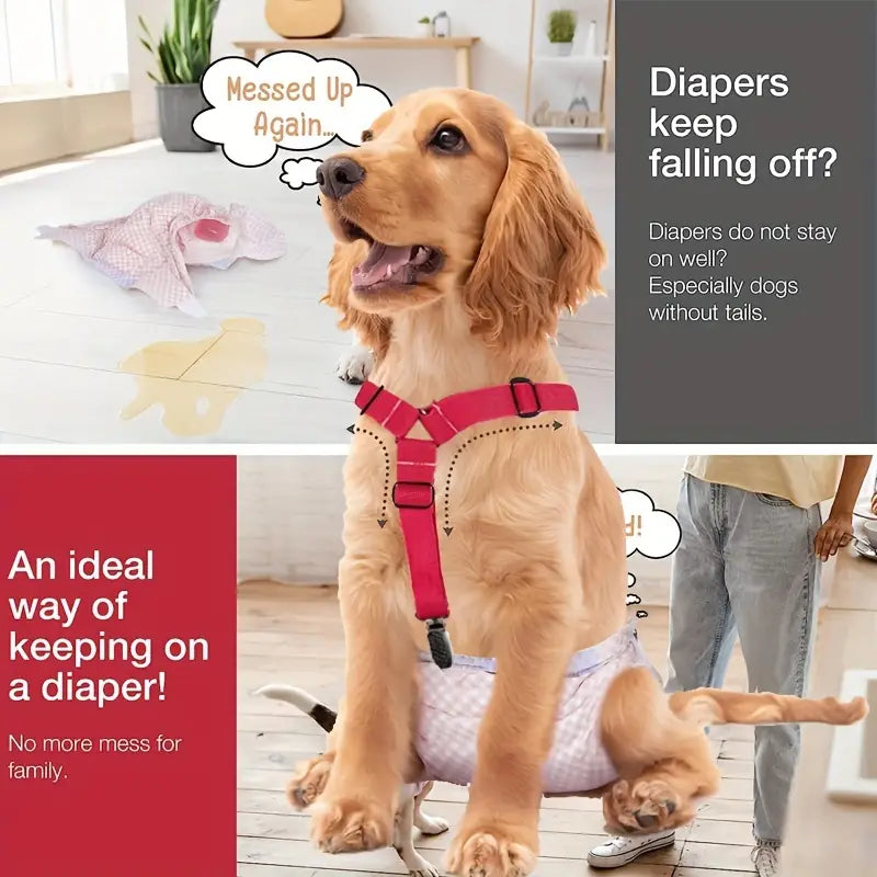 Adjustable Diaper Suspenders