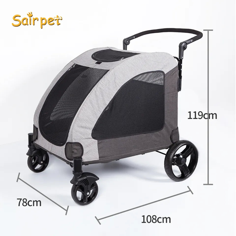 4 Wheeled Dog Stroller