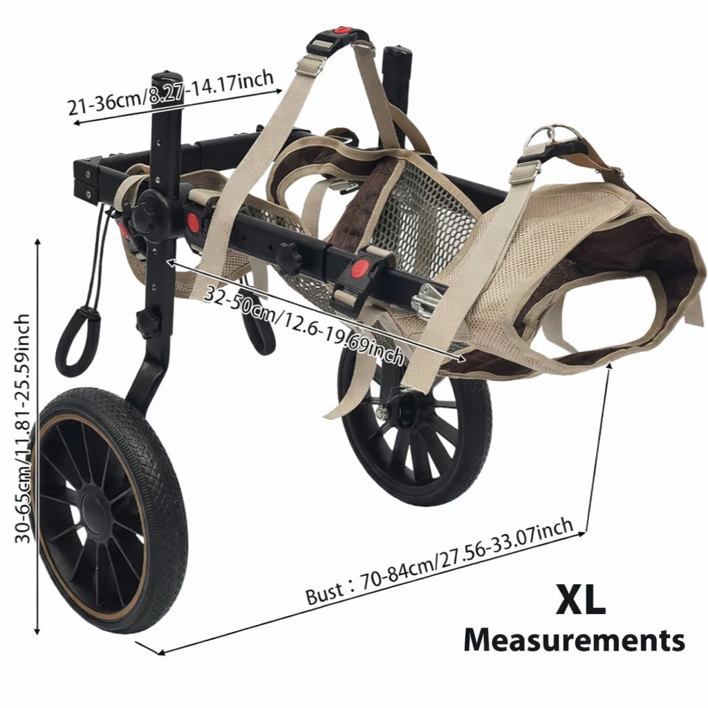 Adjustable Dog Wheelchair for Back Legs