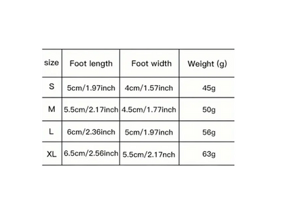 4pcs Reflective Waterproof Dog Boots