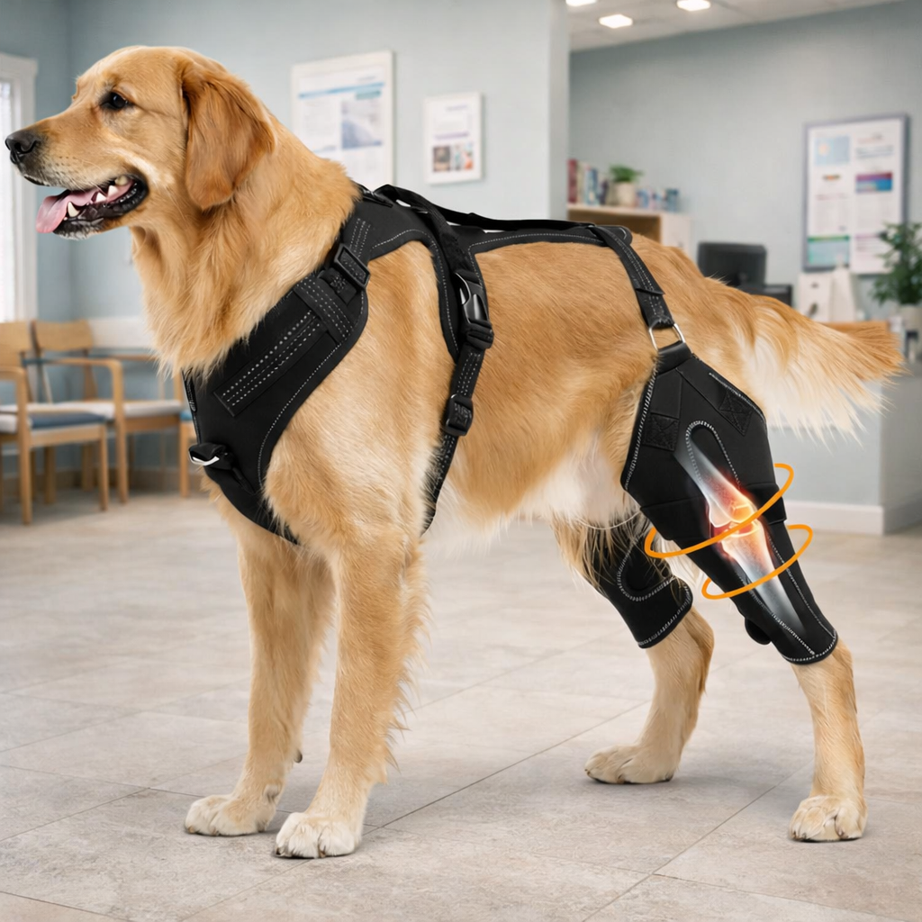 Adjustable Rear Knee Support Brace