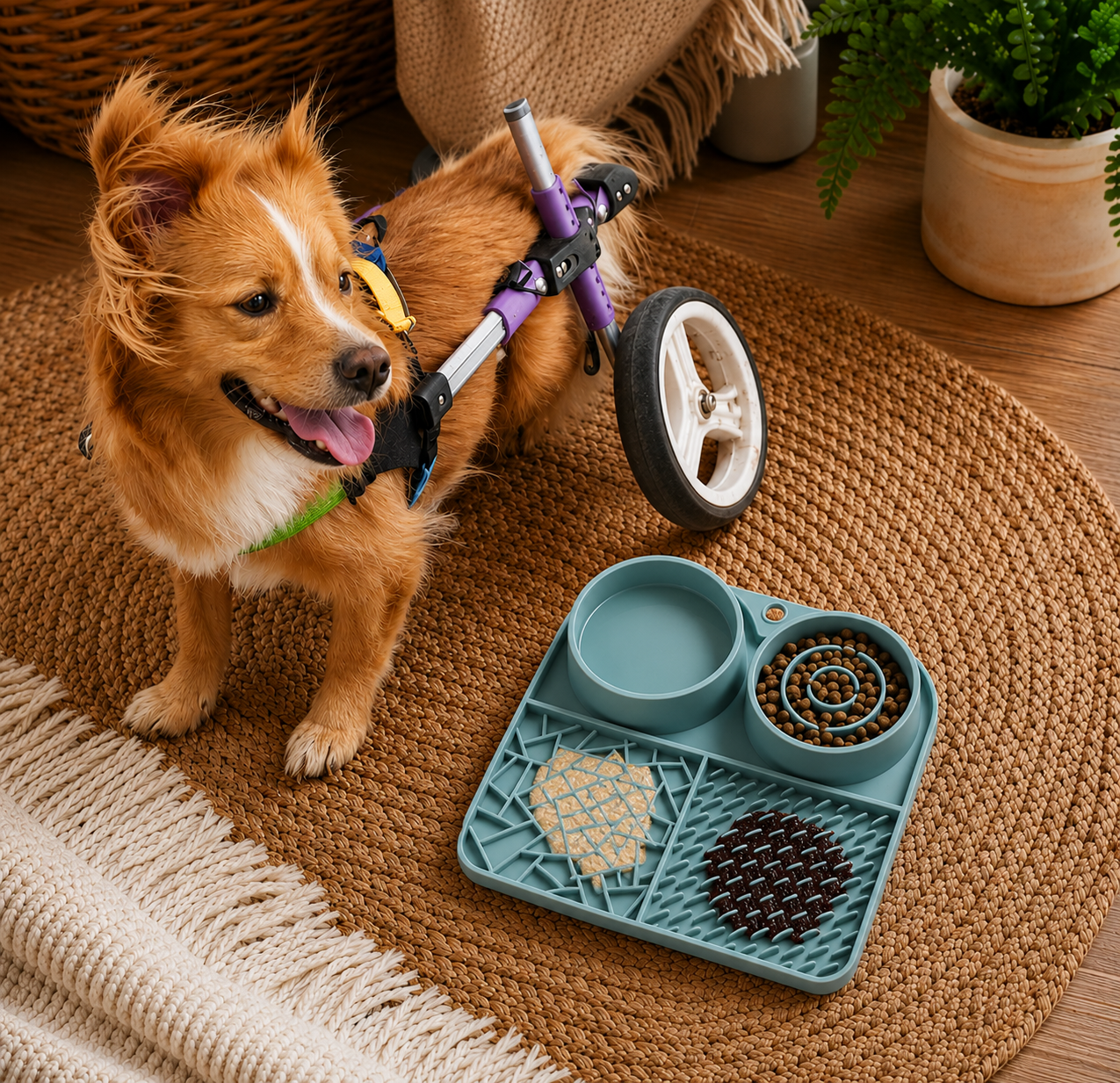 Multifunctional Slow Feeder & Lick Mat