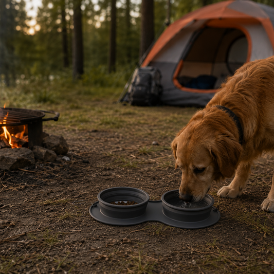 Collapsible Silicone Pet Bowls